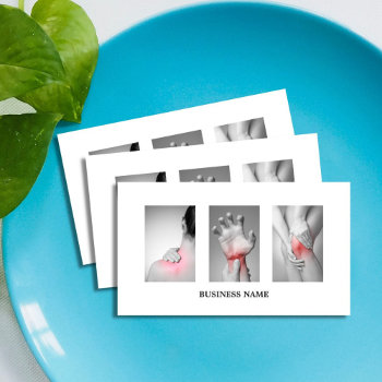 Modern Unique Doctor Orthopedics Business Card by pro_business_card at Zazzle