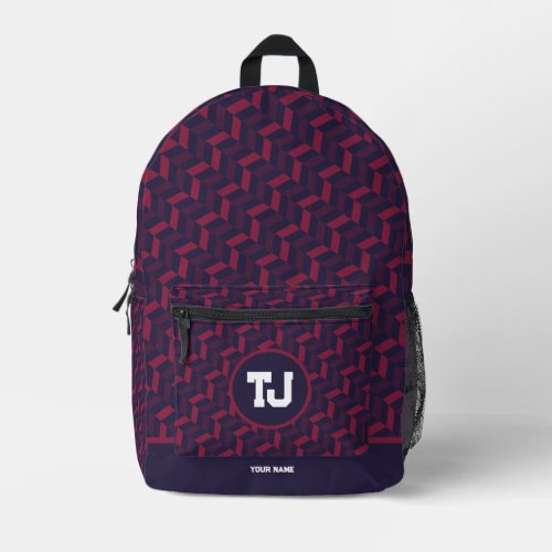 Modern Unique High School Pattern Printed Backpack