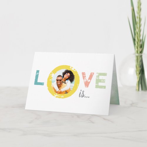 Modern Unique Photo Love Valentines Day Cards