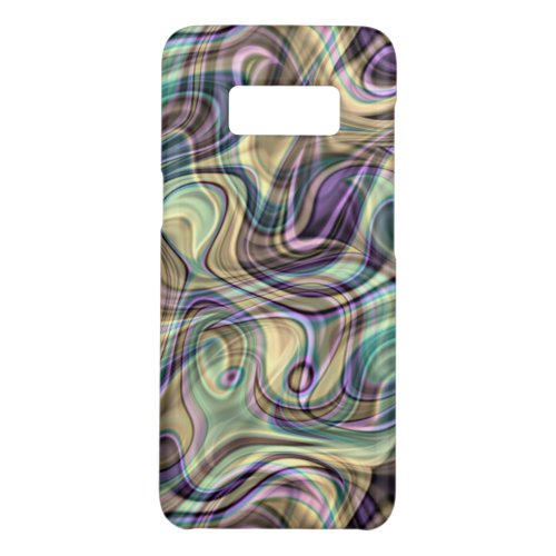 Modern Unique Stylish Marble Swirls Art Motif Case_Mate Samsung Galaxy S8 Case