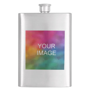 Modern Upload Photo Image Or Logo Best Dad Flask
