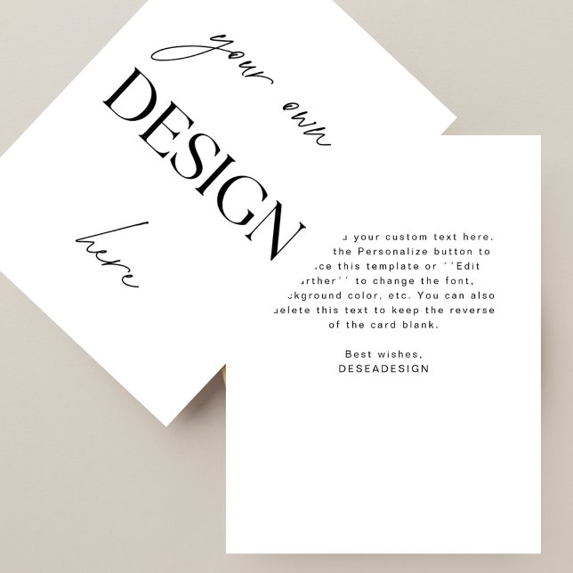 Modern Upload Your Custom Design Photo Logo Text  (Creator Uploaded)