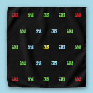 Modern Uploaded Logo or Image Pattern Template  Bandana