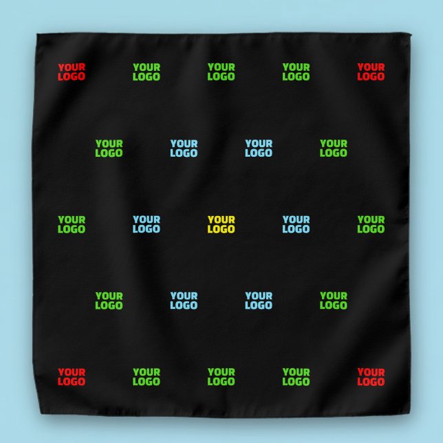 Modern Uploaded Logo or Image Pattern Template  Bandana (Creator Uploaded)