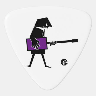 Modern Urban Bass Player Graphic - Tokyo Edge Lab Guitar Pick