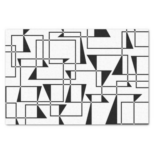 Modern urban bold cool geometric pattern art tissue paper