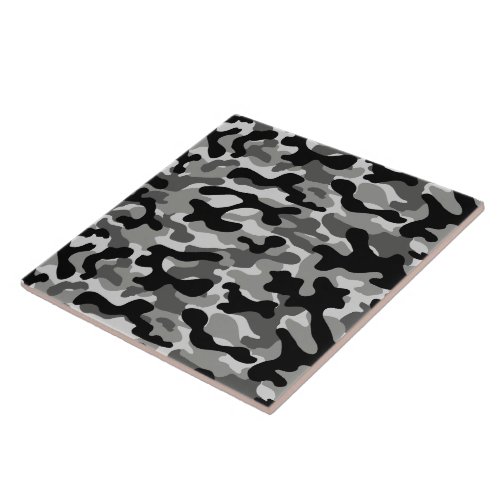 Modern Urban Camo Pattern  Ceramic Tile