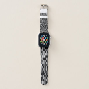 Modern, urban, contemporary geometric pattern art apple watch band