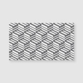 Modern, urban, dynamic bold geometric cube pattern (Front)