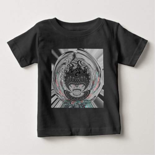 Modern urban flora pattern baby T_Shirt