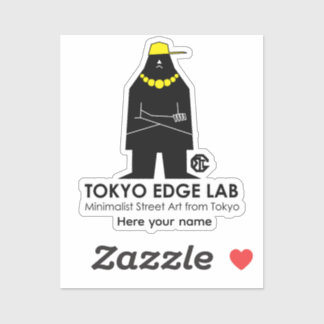 Modern Urban Hip Hop MC Graphic - Tokyo Edge Lab Sticker