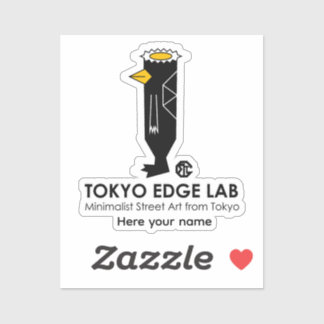 Modern Urban Japanese Yokai Kappa - Tokyo Edge Lab Sticker