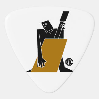 Modern Urban Jazz Bass Player - Tokyo Edge Lab Guitar Pick