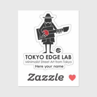 Modern Urban Mexican Musician-Tokyo Edge Lab Sticker