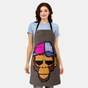 Modern Urban Monkey Apron