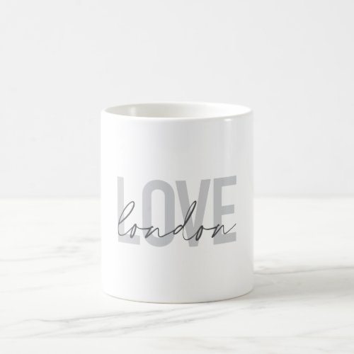 Modern urban simple cool design of Love London Coffee Mug