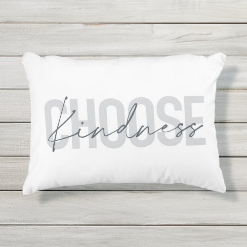 Modern urban simple design of Choose Kindness Outdoor Pillow