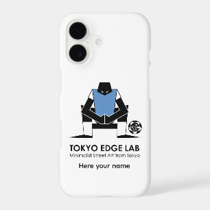 Modern Urban Soccer Player On The Bench Graphic iPhone 17 Case