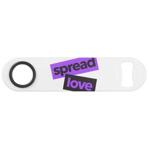 Modern urban vibrant trendy graphic Spread Love Bar Key