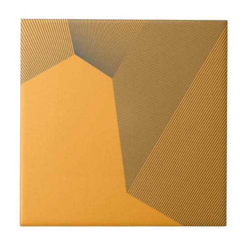 Modern urban yellow bold simple motion concept ceramic tile