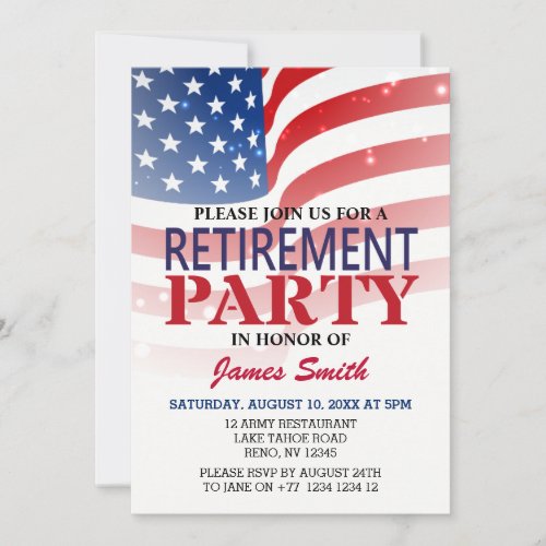 Modern US Flag Retirement Party