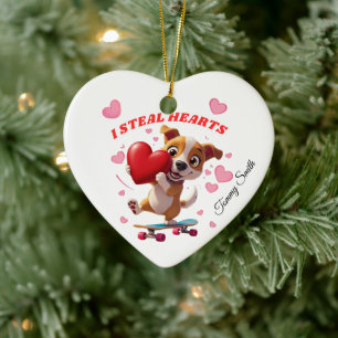 Modern Valentine Ornaments for Girlfriend Gifts