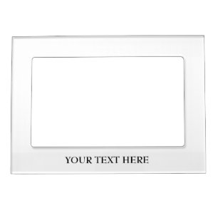 Modern Valentine’s Day Custom Photo & Text Magnetic Frame