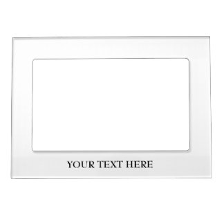 Modern Valentine’s Day Custom Photo & Text Magnetic Frame