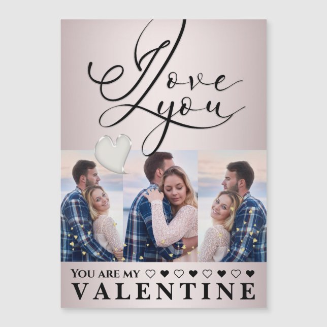 Modern Valentine’s Day Photo Collage (Front)