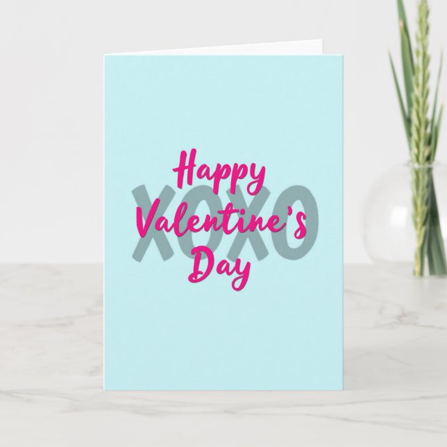 Modern Valentines Day Card (Front)