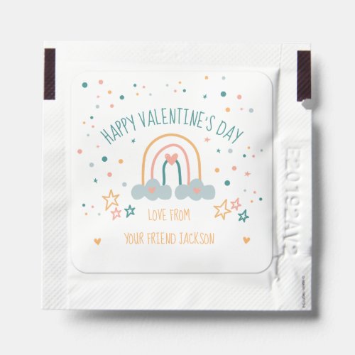 Modern Valentines Day Kids Fun Pastel Pretty Sweet Hand Sanitizer Packet