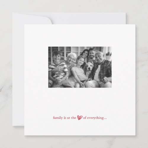 Modern Valentines Photo Holiday Card