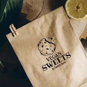 Modern Vegan Sweets Rubber Stamp