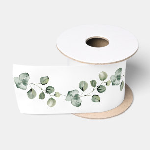 Modern versatile Eucalyptus branch border Ribbon