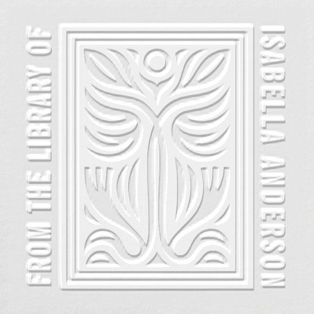 Modern Vertical Book Embosser for Library (Design)