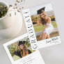 Modern Vertical Photo Graduation Invitation