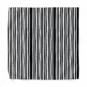 Modern Vertical Stripes Pattern Bandana