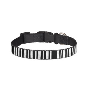 Modern Vertical Stripes Pattern Pet Collar