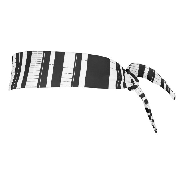 Modern Vertical Stripes Pattern Tie Headband (Rotate 90)