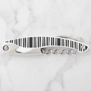 Modern Vertical Stripes Pattern Waiter's Corkscrew