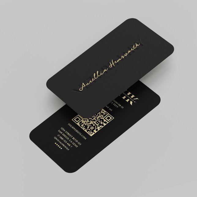 Modern Veterinarian Veterinary Monogram Black Gold Business Card (Modern Veterinarian Veterinary Monogram Black Gold Business Card
)