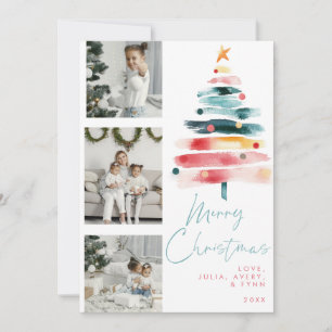 Modern Vibrant Christmas Card