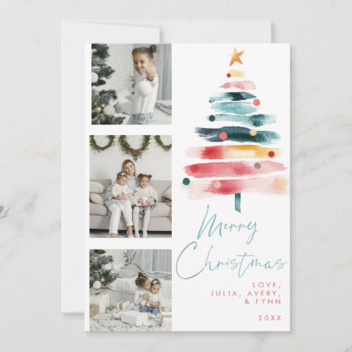 Modern Vibrant Christmas Card