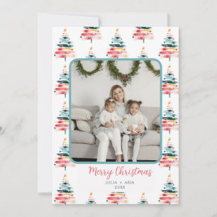 Modern Vibrant Christmas Card