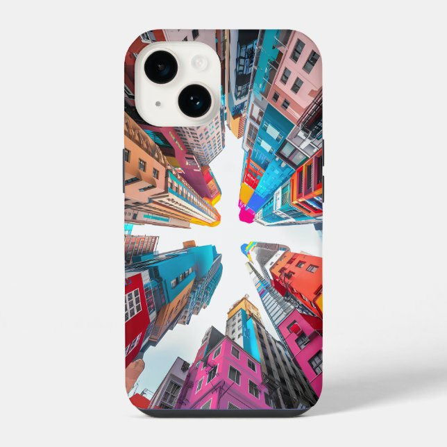 Modern & Vibrant Cityscape Phone Case all iphone (Back)