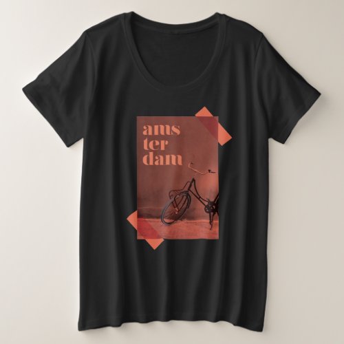 Modern vibrant graphic design_Amsterdam Culture Plus Size T_Shirt