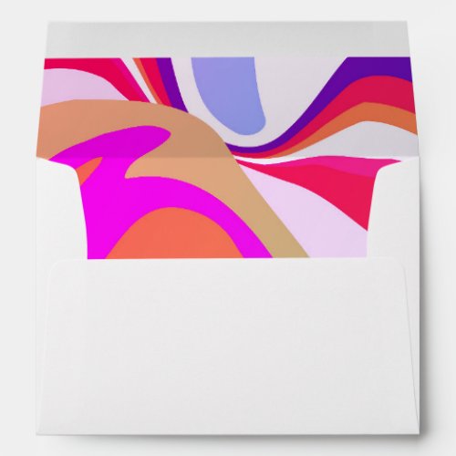 Modern Vibrant Marble  Envelope