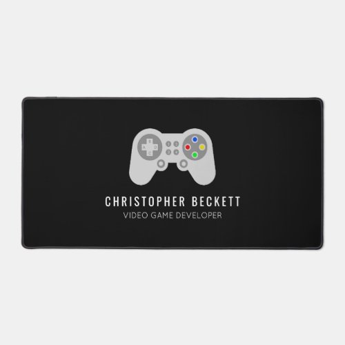 Modern Video Game Developer Designer Desk Mat