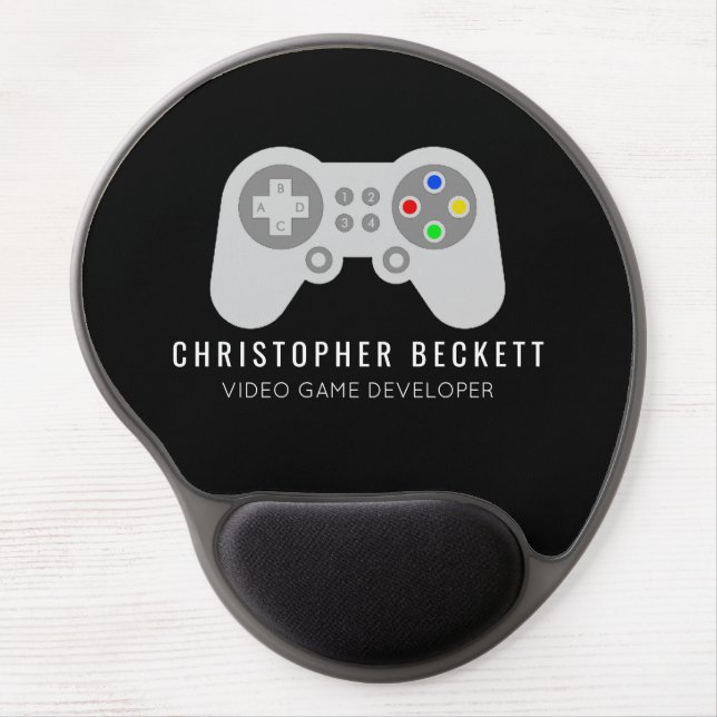 Modern Video Game Developer, Designer Gel Mouse Pad (Front)