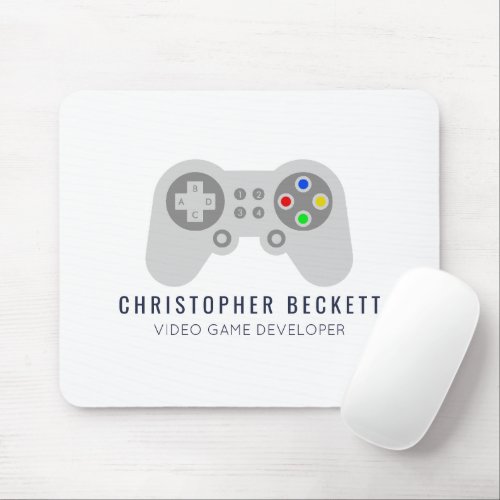 Modern Video Game Developer Designer Mouse Pad